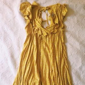 Summer Gold Shimmer Dress